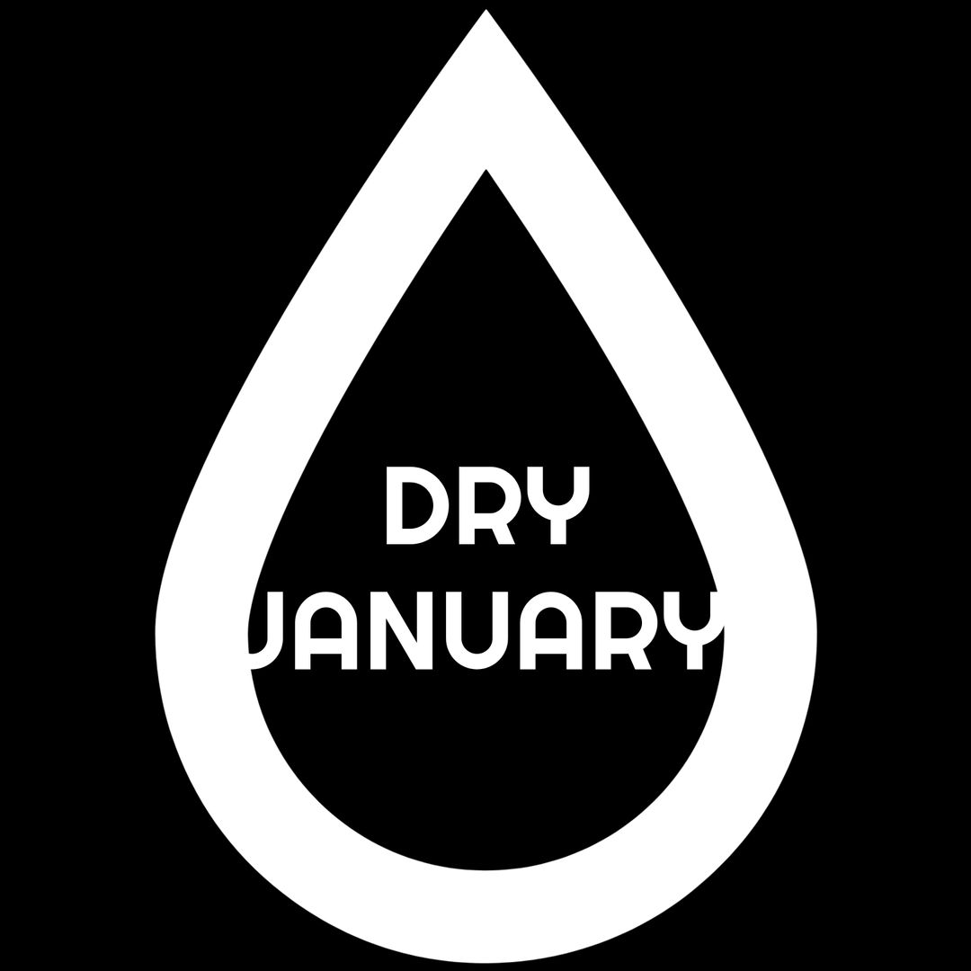 Dry January Sobriety and Hydration Campaign Logo