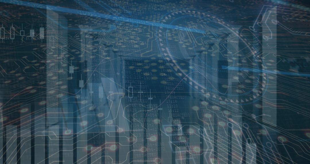 AI and Data Processing in Global Network Concept