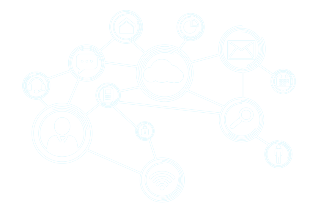 Transparent Digital Network Connectivity with Icons Design