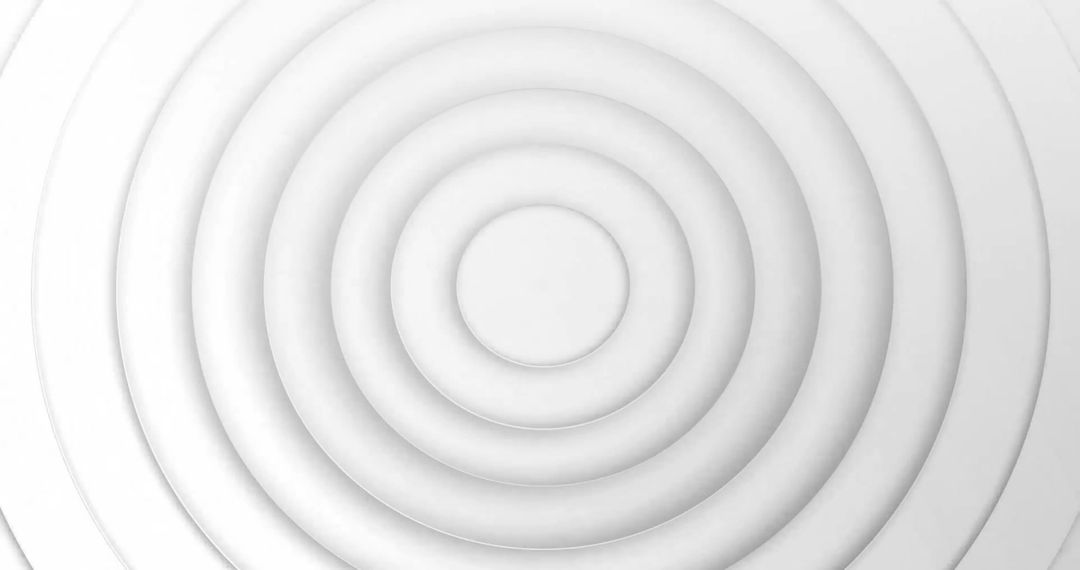 Dynamic White Circles on Gray Background Motion Concept