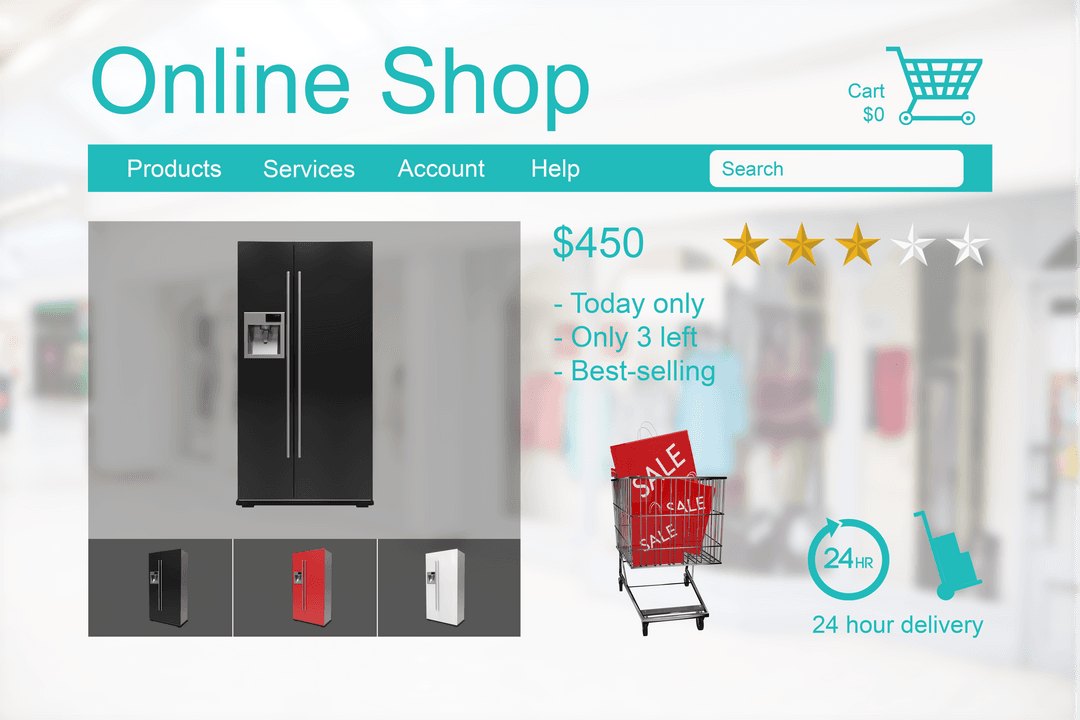 Transparent Interface Design for Online Appliance Marketplace