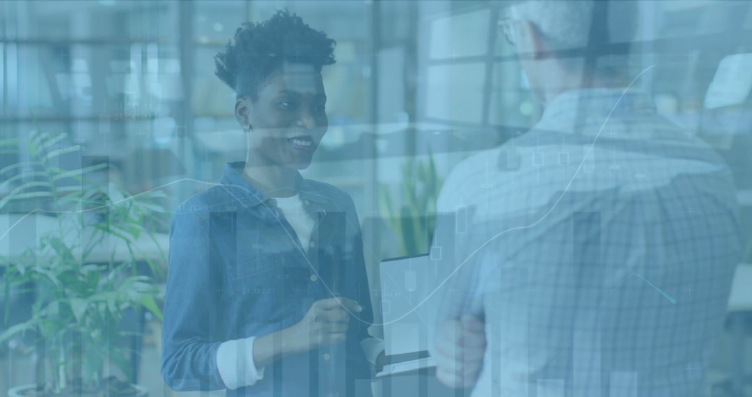 Office Collaboration Amid Digital Financial Interface