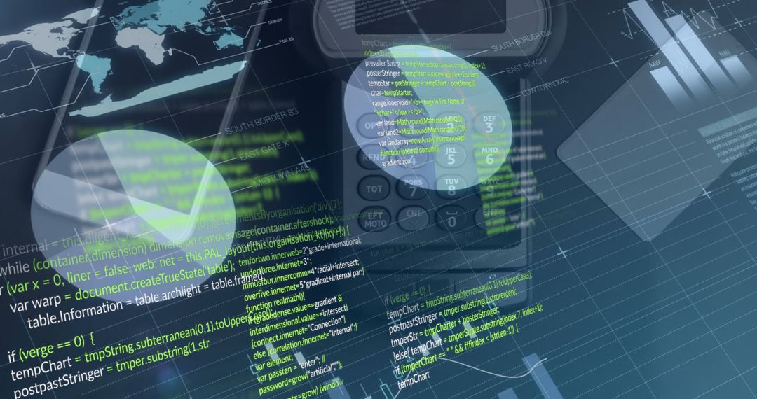 Digital Interface of Calculator and Code for Global Business Insights