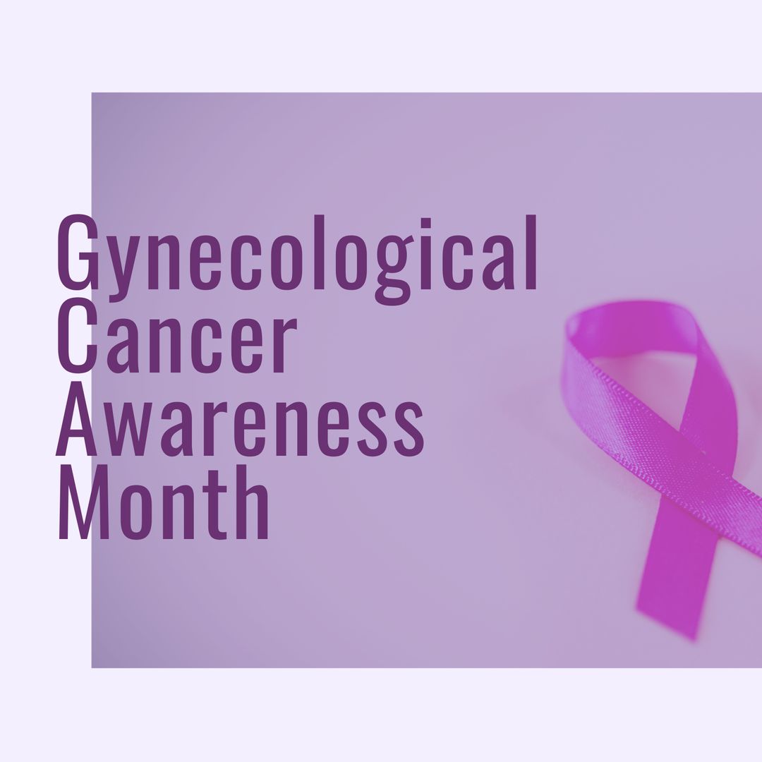 Gynecological Cancer Awareness Month Concept with Ribbon