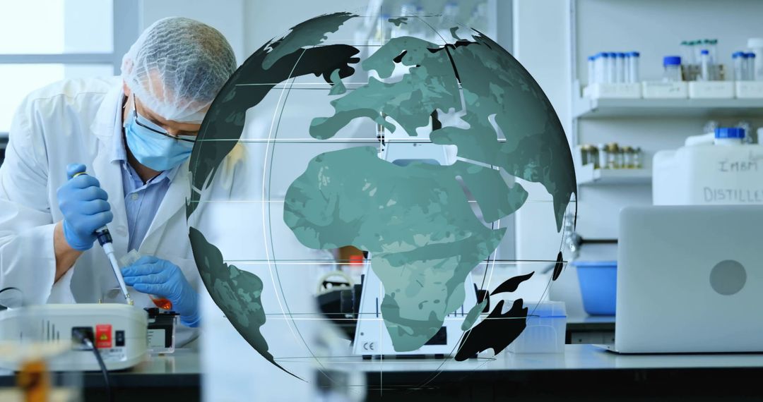 Scientist Conducting Research in Advanced Laboratory Setting