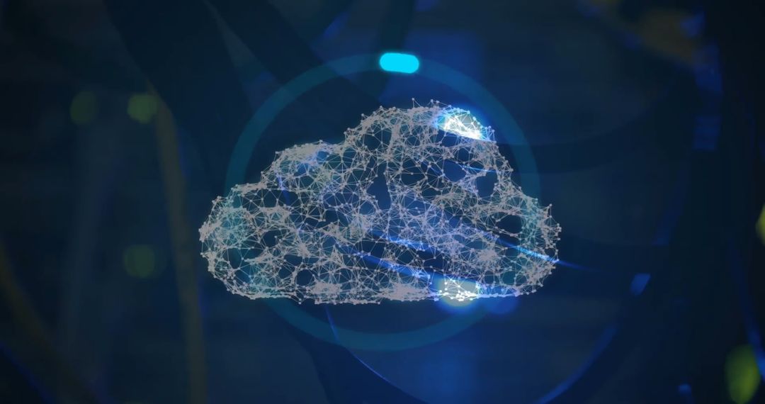 Futuristic Cloud Computing Technology Concept