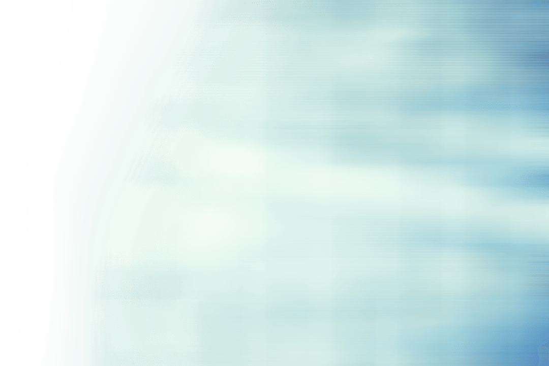 Abstract Blue Wave on Transparent Background