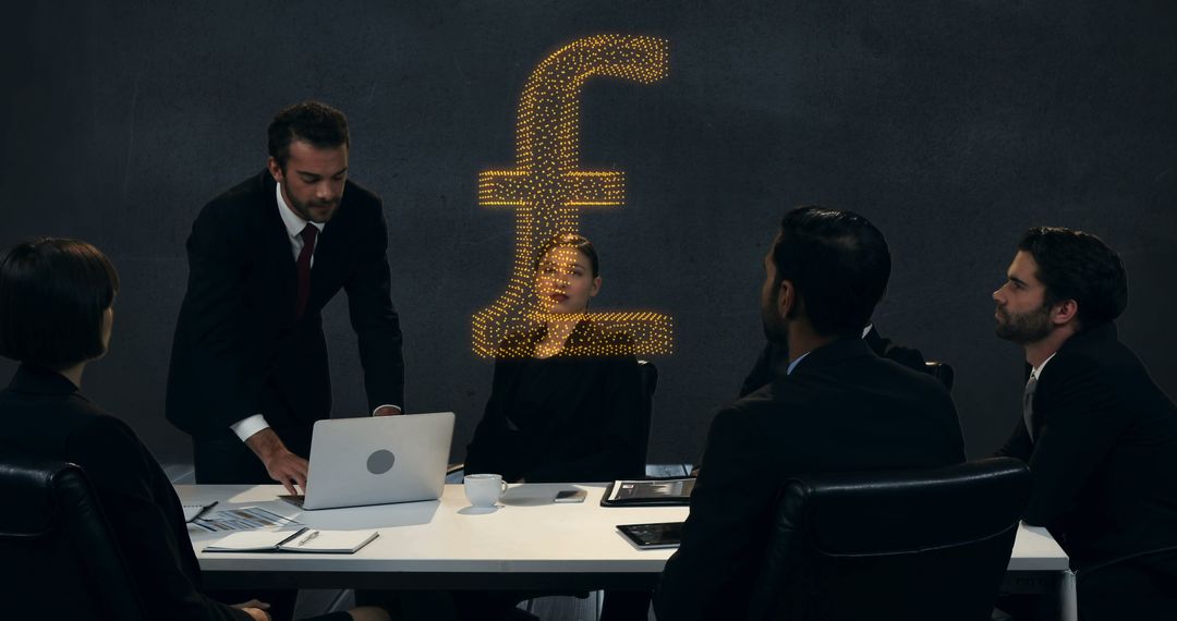 Diverse Team Discussing Financial Growth in Business Meeting