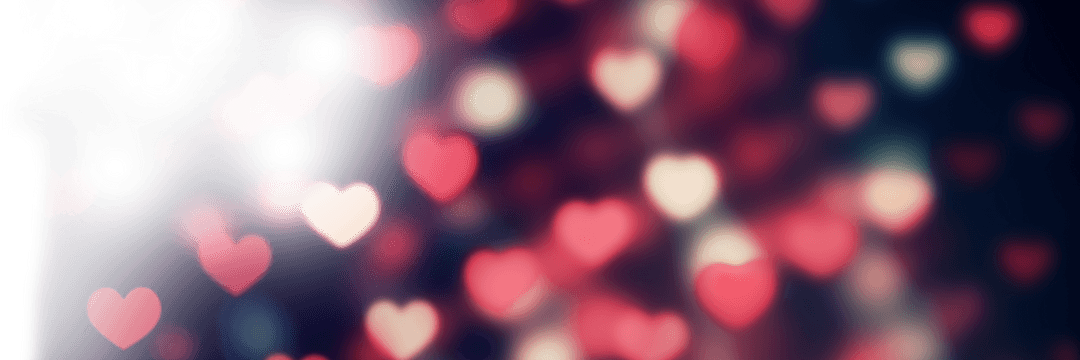 Transparent Heart Blur Abstract Background