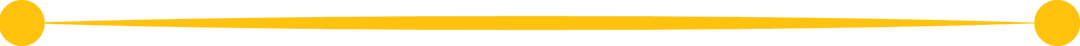 Yellow linear abstract shape on transparent background
