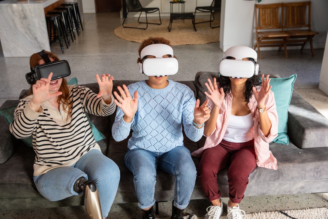 Diverse Friends Exploring Virtual Reality Together