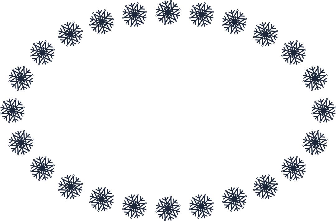 Transparent Christmas Wreath Vector Design on Clear Background