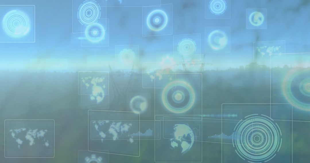 Digital Interface with Global Data Analysis in Natural Background