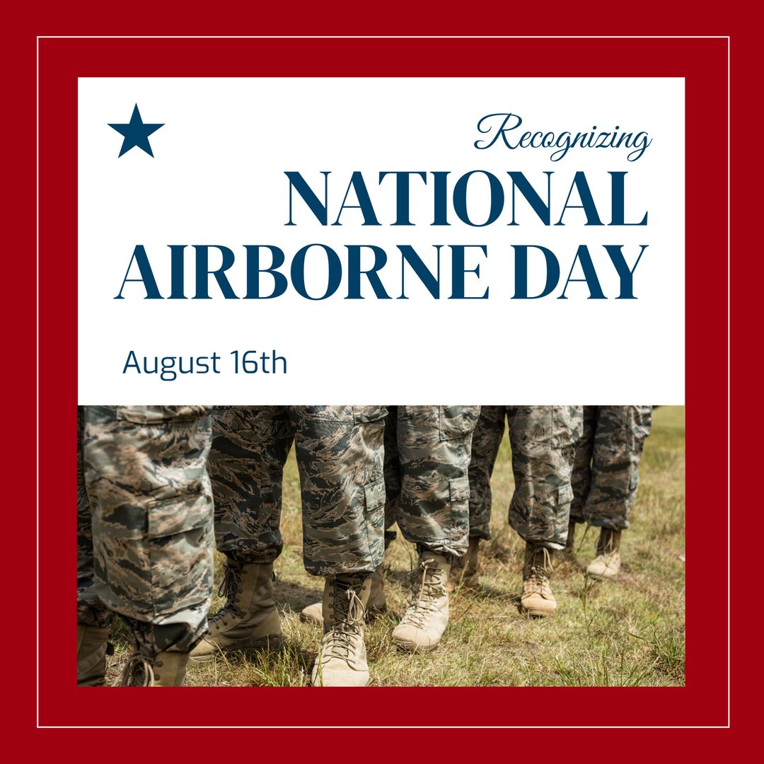 National Airborne Day Celebration Honoring Soldiers