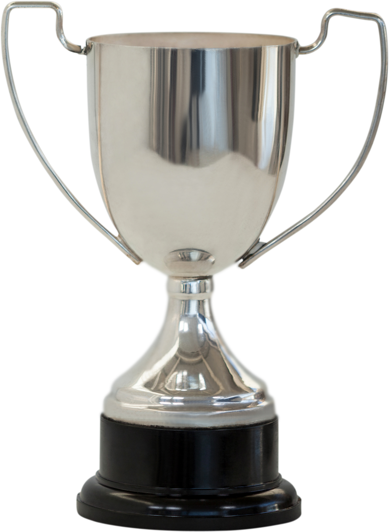 Transparent Silver Trophy Cup Facing Forward - Download Free Stock Images Pikwizard.com