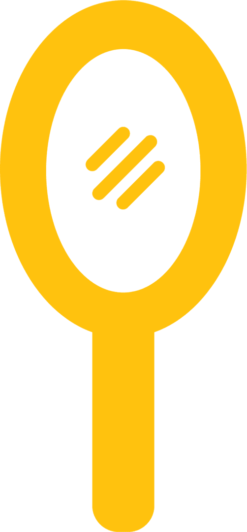 Gold Magnifier Icon on Transparent Background for Design Projects - Download Free Stock Images Pikwizard.com