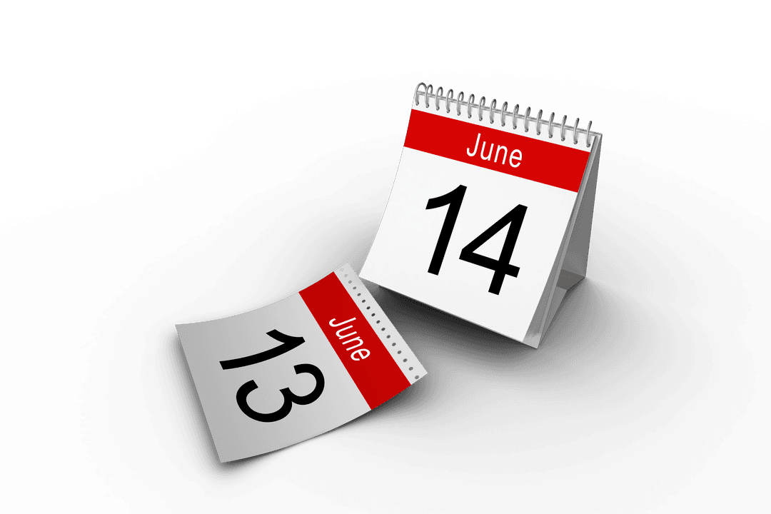 Transparent Image of Calendar Showing June Dates and Black Background - Download Free Stock Images Pikwizard.com