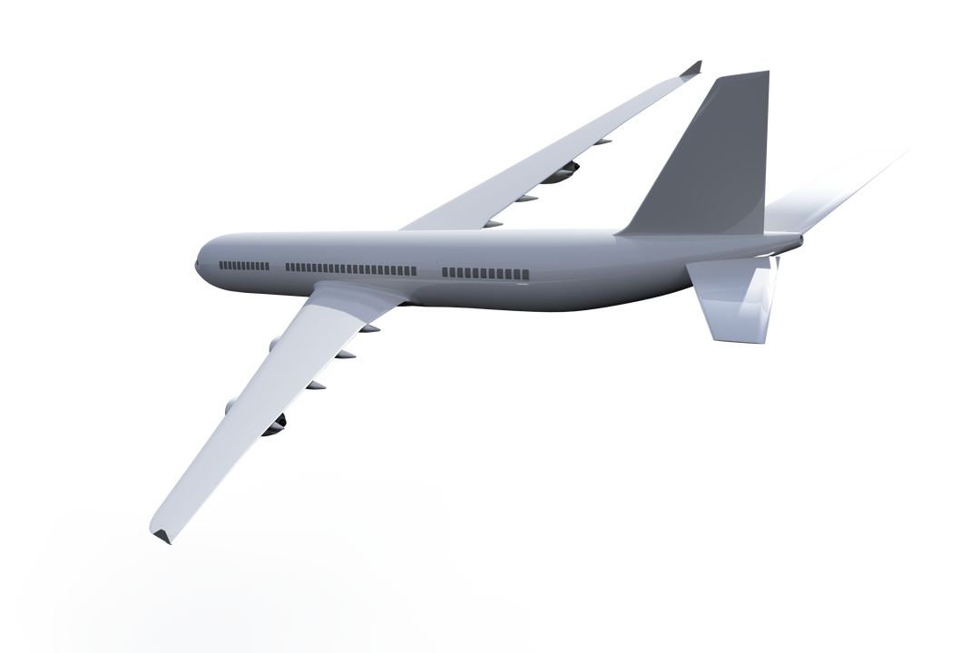 Flying Airplane on Transparent Background - Vector Illustration - Download Free Stock Images Pikwizard.com