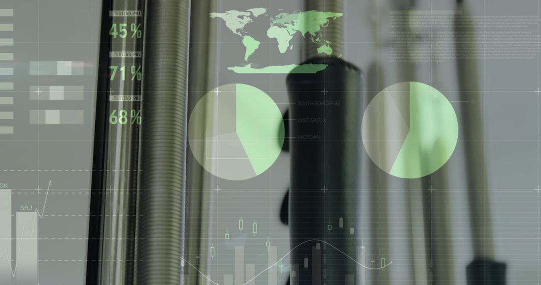 Financial Data Visualization with Industrial Engineering Theme