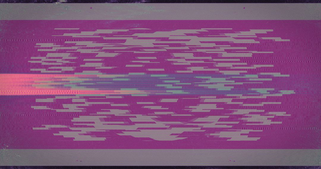 Futuristic Digital Glitch Art with Vibrant Colors