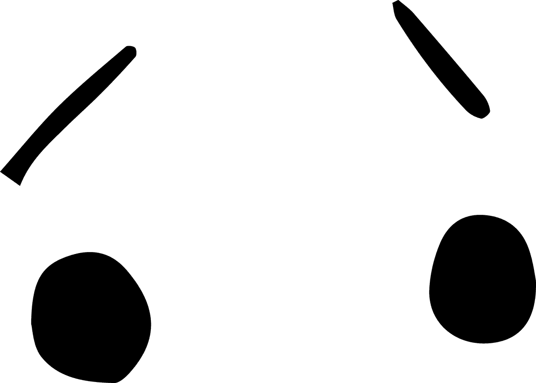 Transparent Illustration of Eyes and Eyebrows for Communication Design