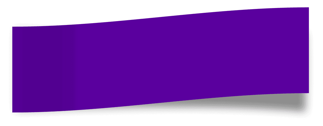 Purple Banner with Transparent Background for Text and Design