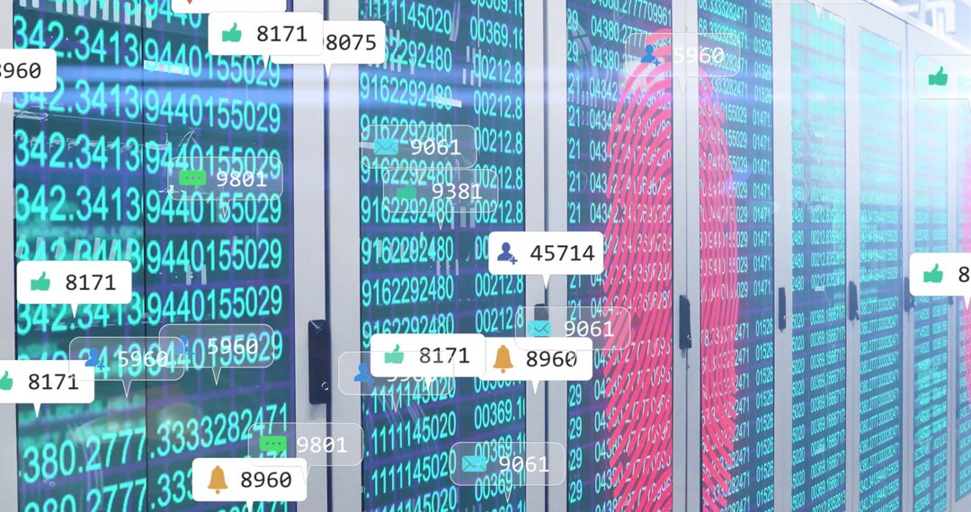Advanced Data Center with Code Streams and Cybersecurity Indicators