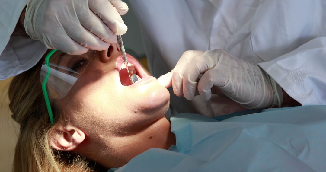 Close-up of Dental Treatment in Clinic - Free Images, Stock Photos and Pictures on Pikwizard.com