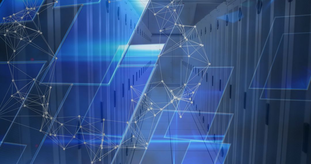 Digital Connections and Data Networking in Server Room