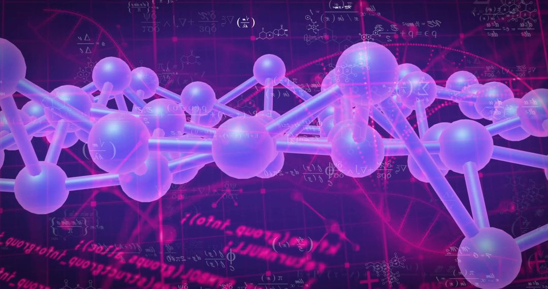 Innovative DNA Strand on Digital Background Representing Research