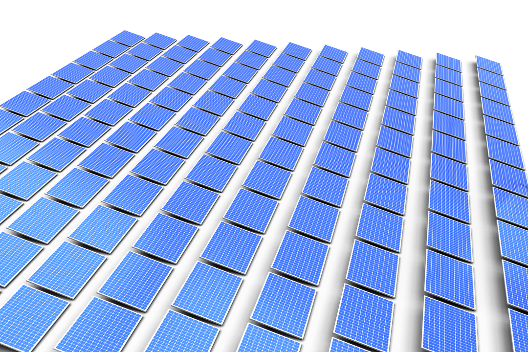 Digital Illustration of Photovoltaic Panels on Transparent Background - Download Free Stock Images Pikwizard.com