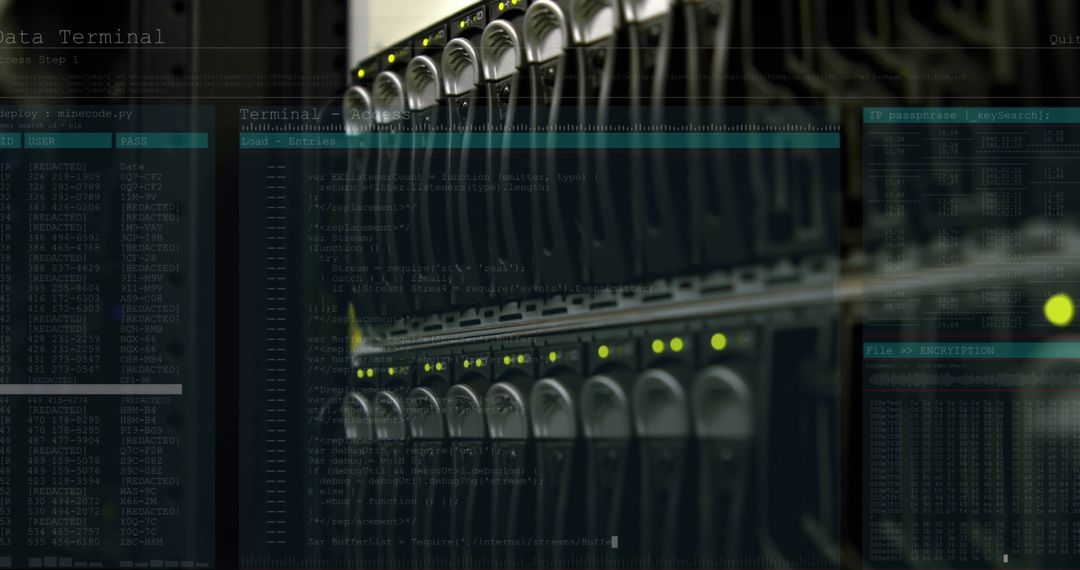 Data Processing with Computer Server for Business Communication - Free Images, Stock Photos and Pictures on Pikwizard.com