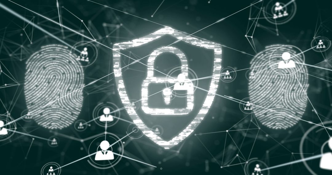 Biometric Security and Network Data Connection Concept