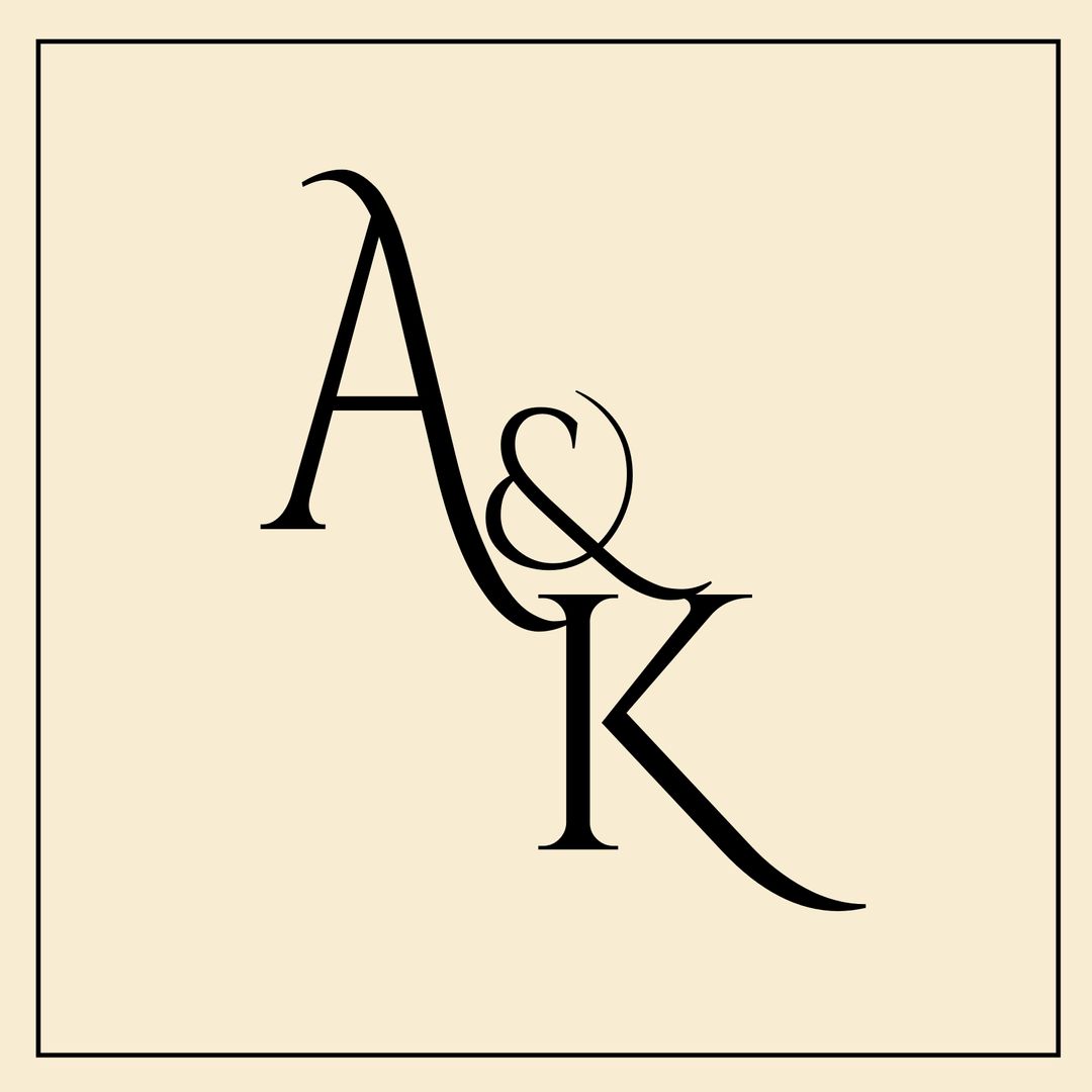 Elegant Monogram Design with Intertwined Letters A and K - Download Free Stock Templates Pikwizard.com