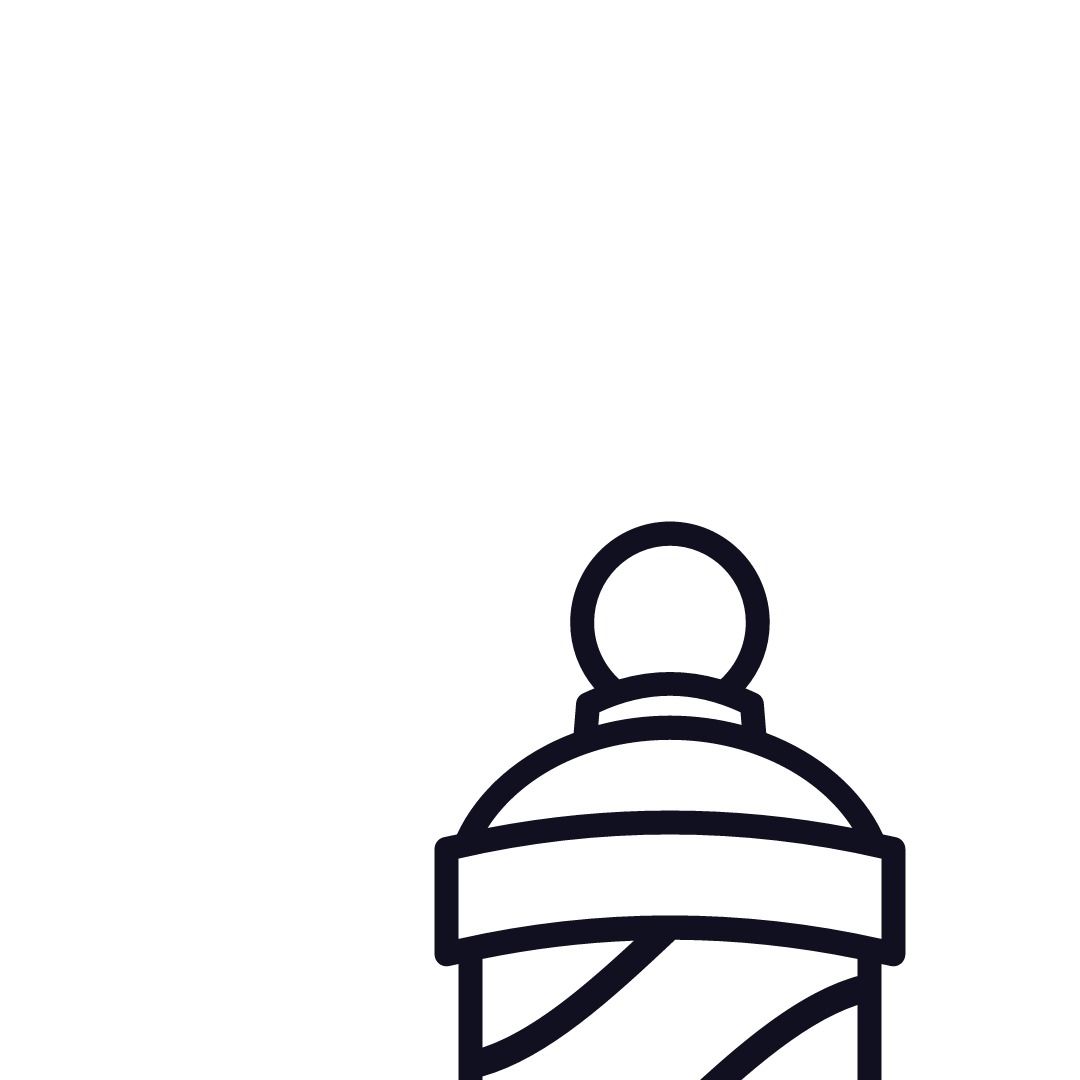 Minimalist Street Lamp Graphic with Modern Design