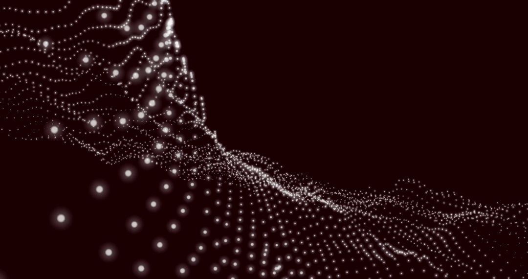 Glowing Light Mesh Digital Abstract Background