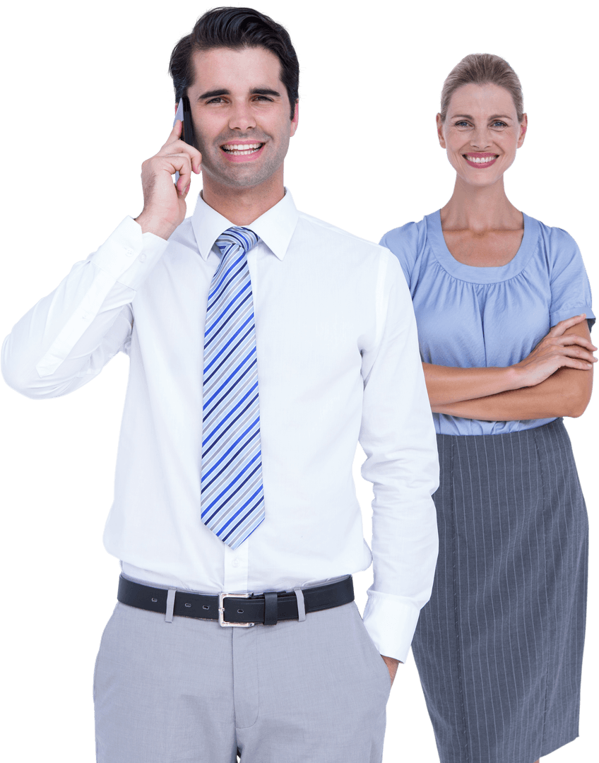 Transparent Professionals Achieving Success in Team Collaboration