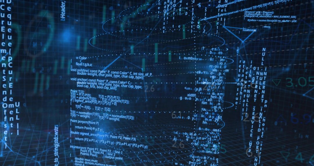 Futuristic Virtual Data Space with Nodes and Code