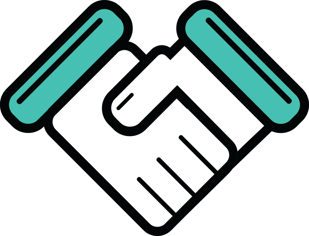 Transparent Handshake Digital Icon Illustrating Greeting