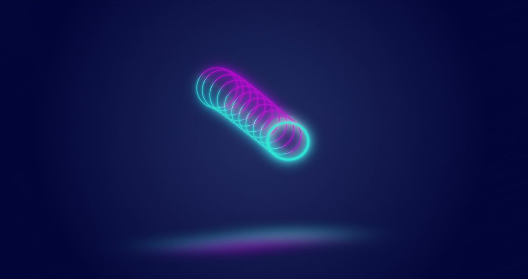 Vibrant Holographic Circles with Futuristic Light Effects