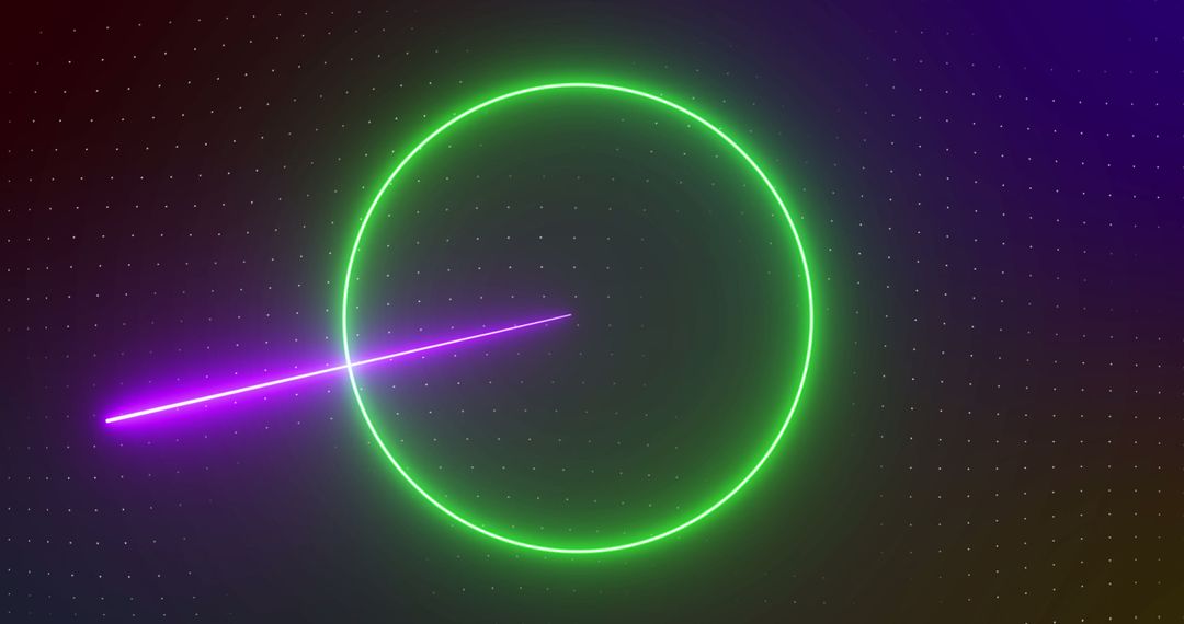 Dynamic Neon Shapes with Intersecting Laser Beams