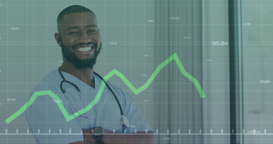 Confident Medical Professional Analyzing Data Trends