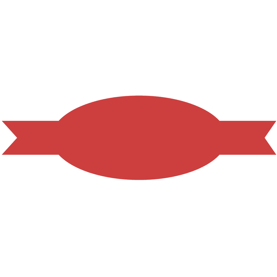 Red Oblong Label Design on Transparent Background Celebrating Gift Giving