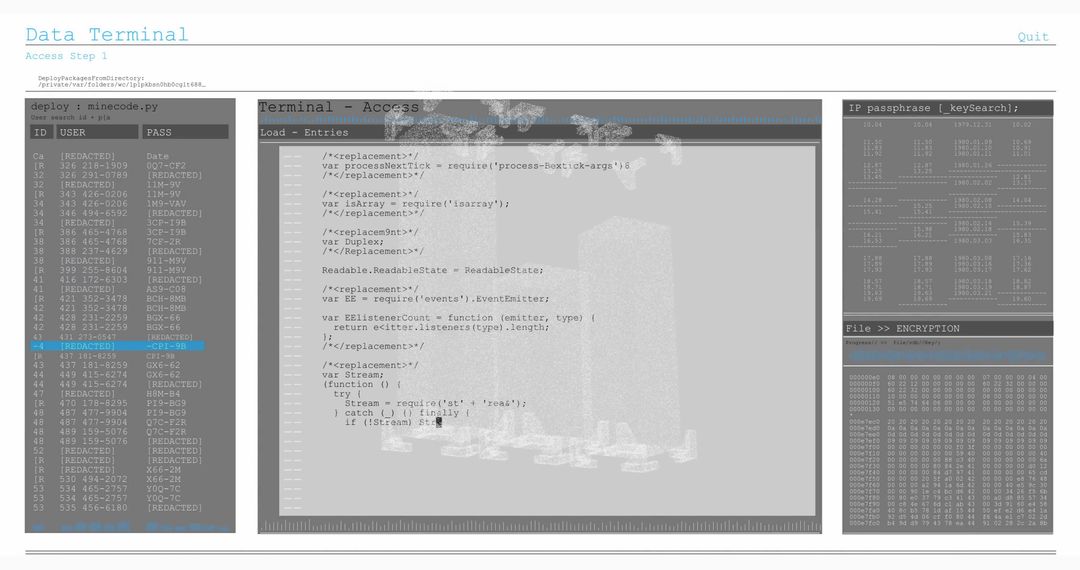 Data Terminal Code and Programming Interface - Free Images, Stock Photos and Pictures on Pikwizard.com