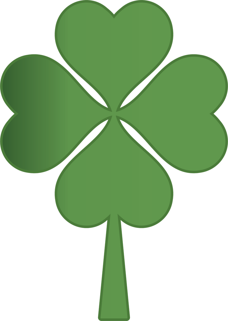 Digital Green Shamrock Illustration Transparent Background - Download Free Stock Images Pikwizard.com