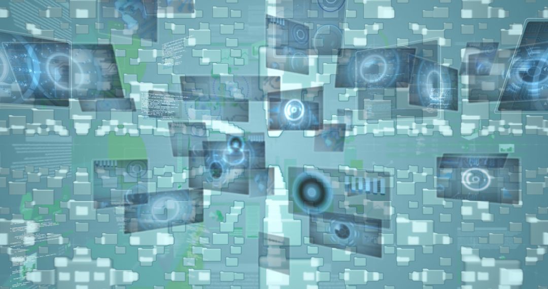 Digital Data Network with Holographic Interface Files