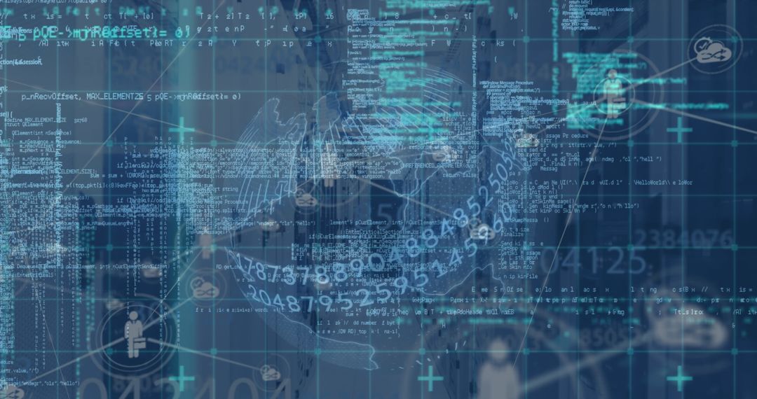 Abstract global data network with security interface
