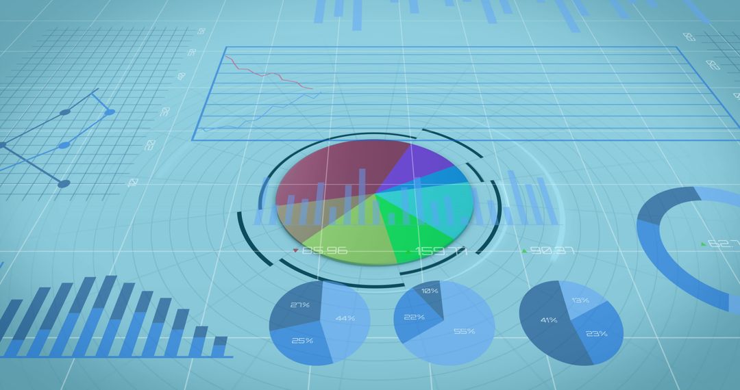Visualizing Financial Data with Dynamic Graphs and Charts - Free Images, Stock Photos and Pictures on Pikwizard.com