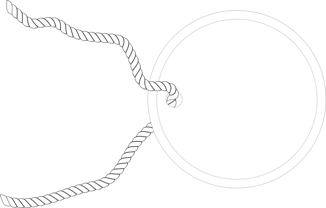 Round Tag with Twisted String on Transparent Background - Download Free Stock Images Pikwizard.com