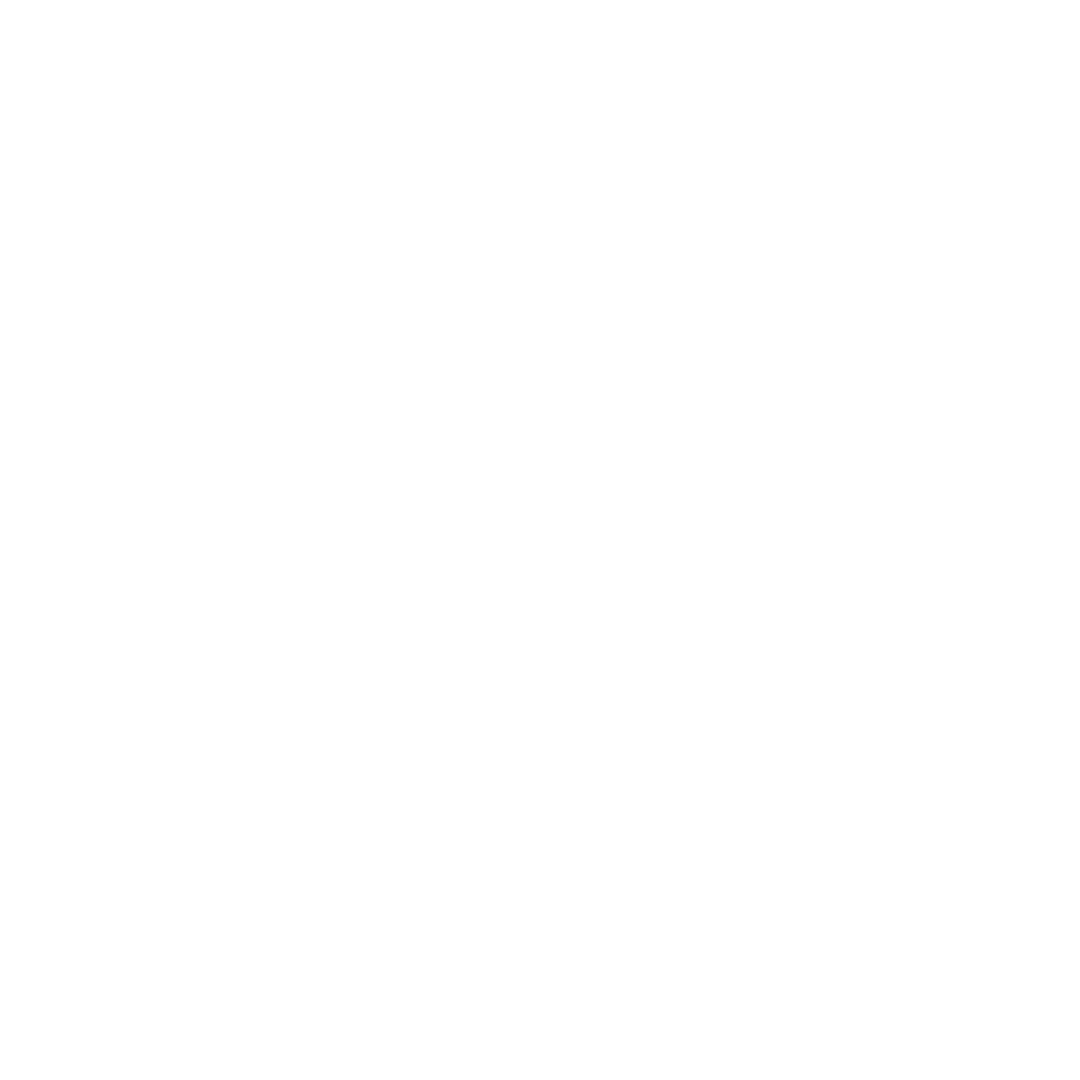 White Dumbbell Illustration on Transparent Background for Fitness Apps